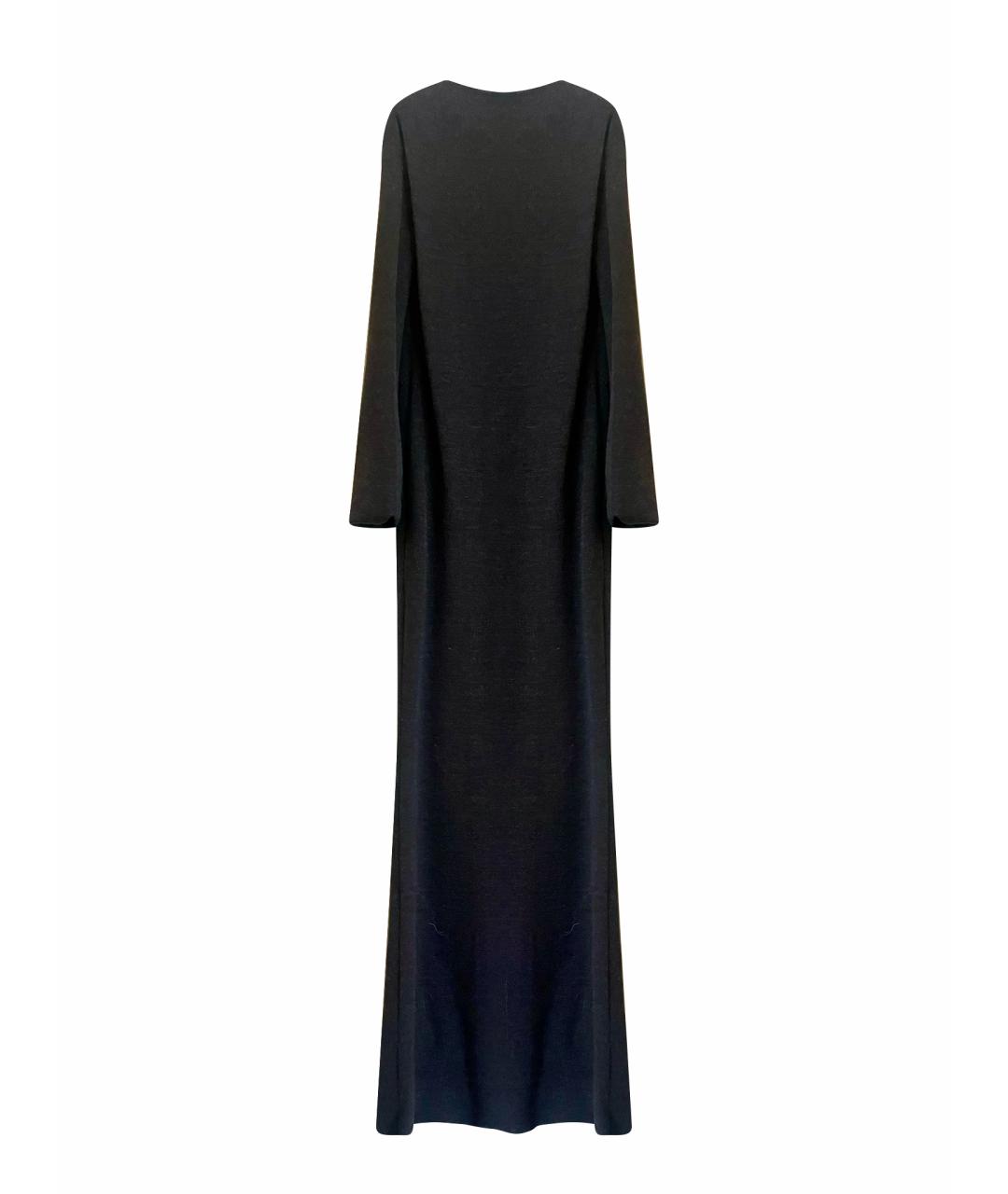 LANVIN Серое шерстяное повседневное платье, фото 1