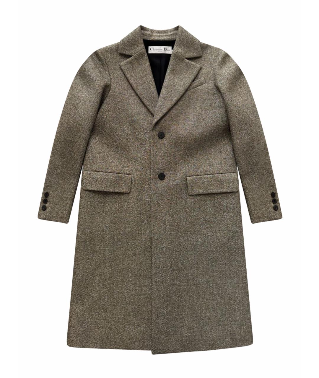 CHRISTIAN DIOR Мульти полиэстеровое пальто, фото 1