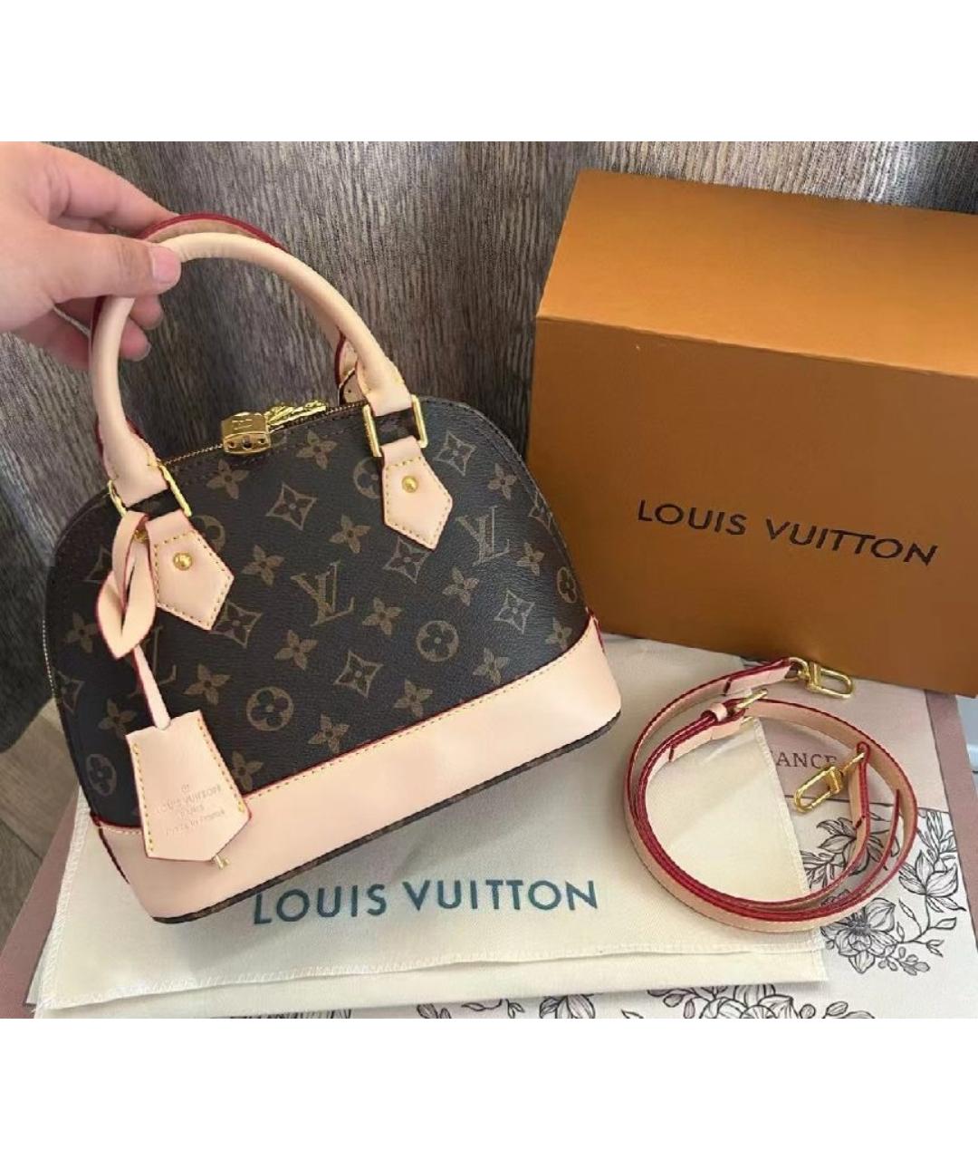 LOUIS VUITTON Коричневая сумка через плечо, фото 4