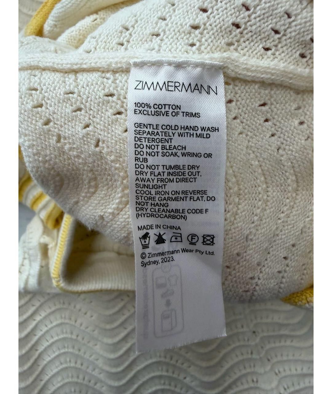 ZIMMERMANN Бежевый хлопковый комплект, фото 4