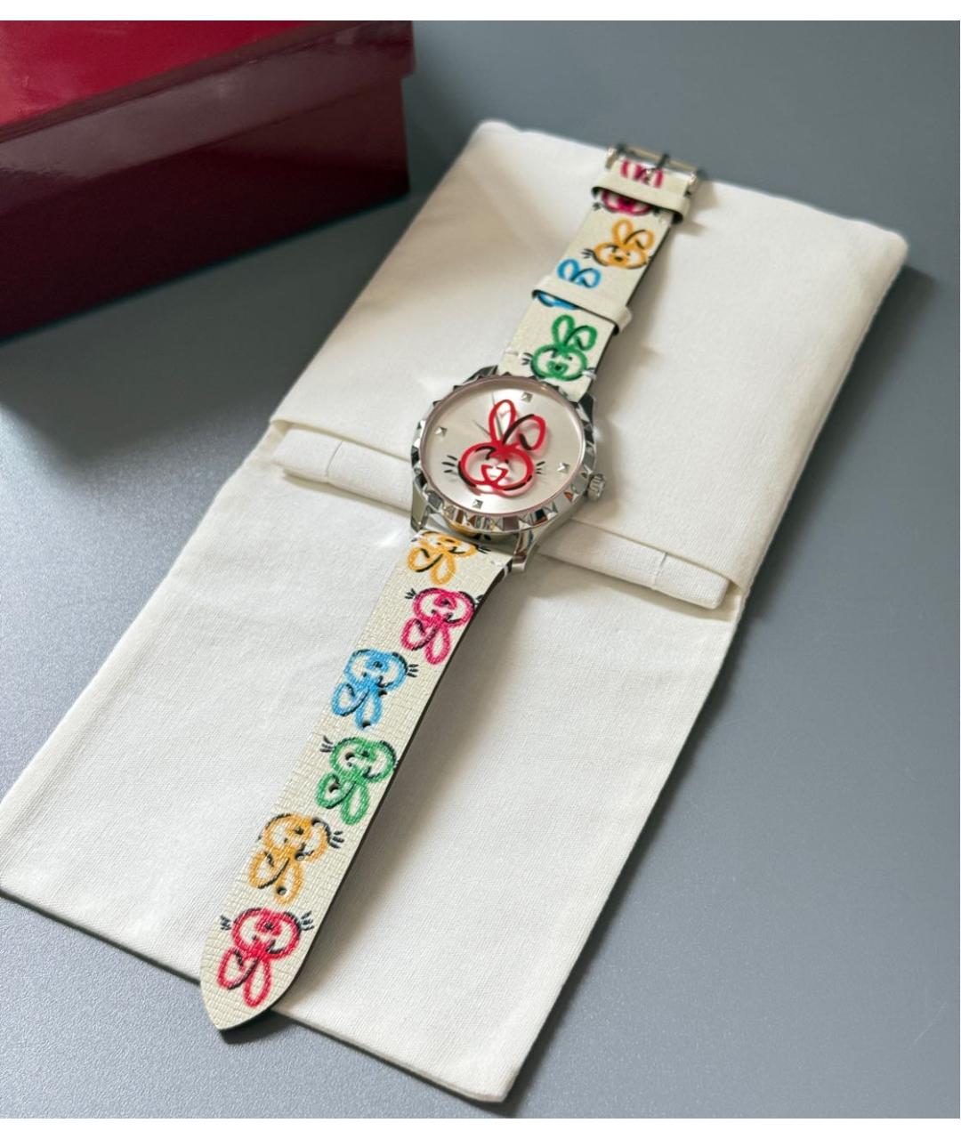 GUCCI Мульти кожаные часы, фото 4
