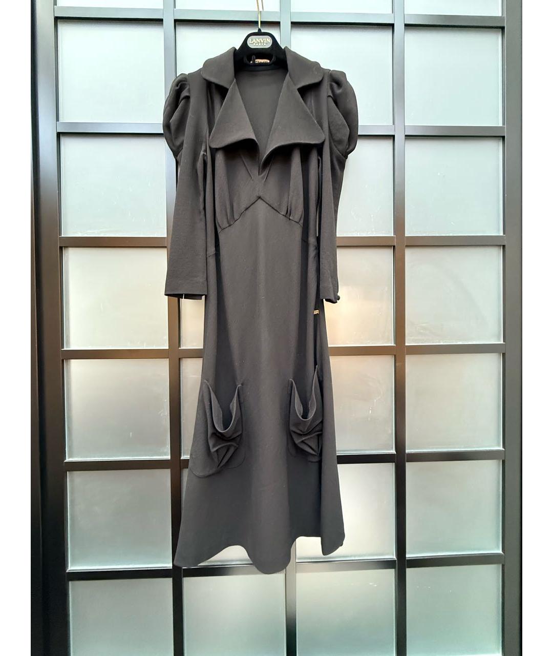 SONIA RYKIEL Черное повседневное платье, фото 6