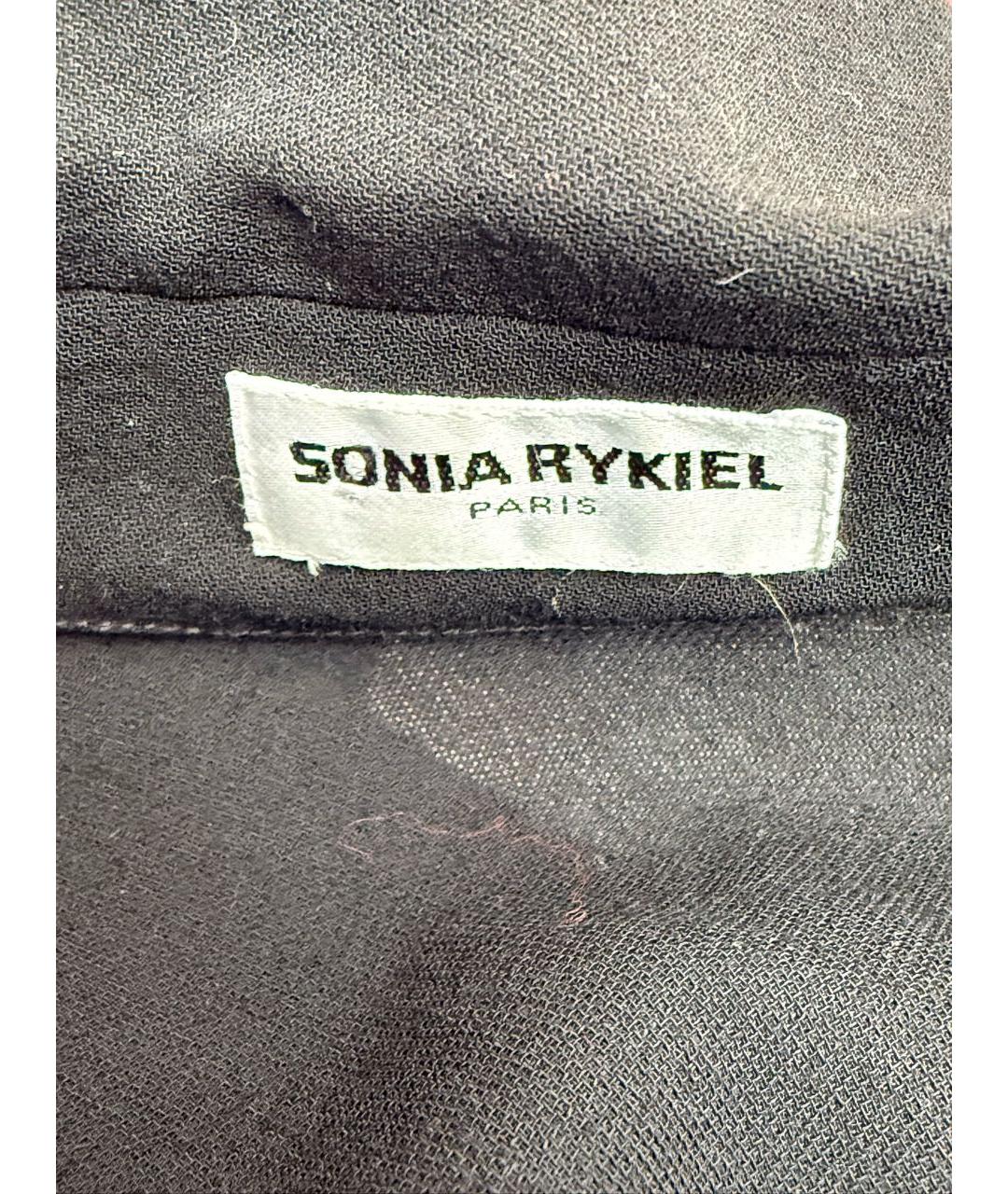 SONIA RYKIEL Черное повседневное платье, фото 3