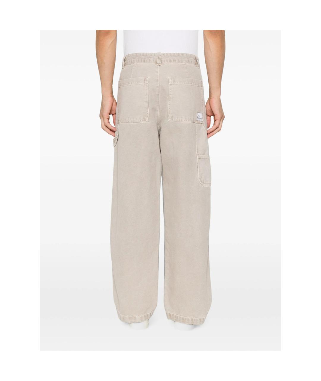 A.P.C. Бежевые хлопковые повседневные брюки, фото 4