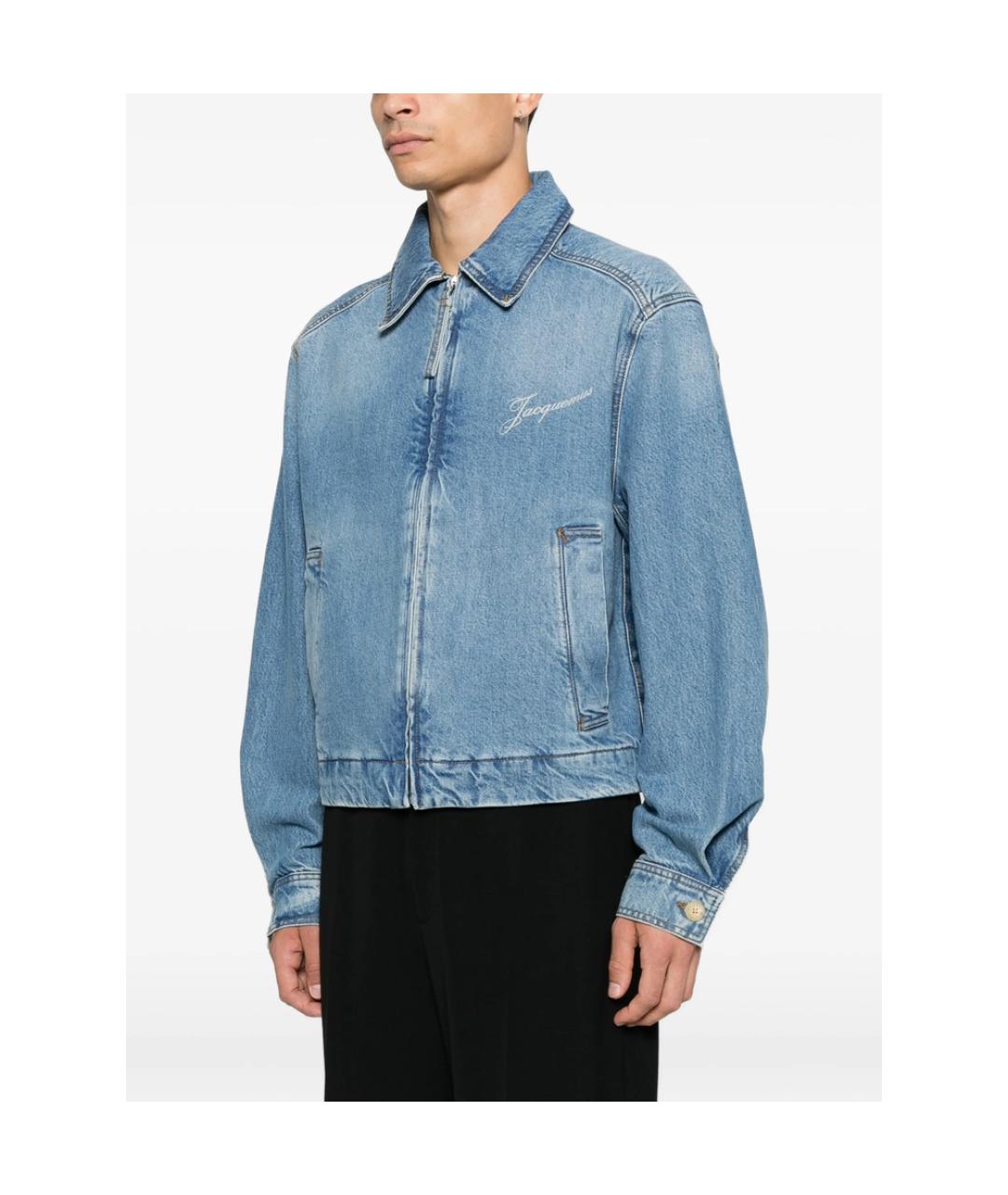 JACQUEMUS Синяя деним куртка, фото 3