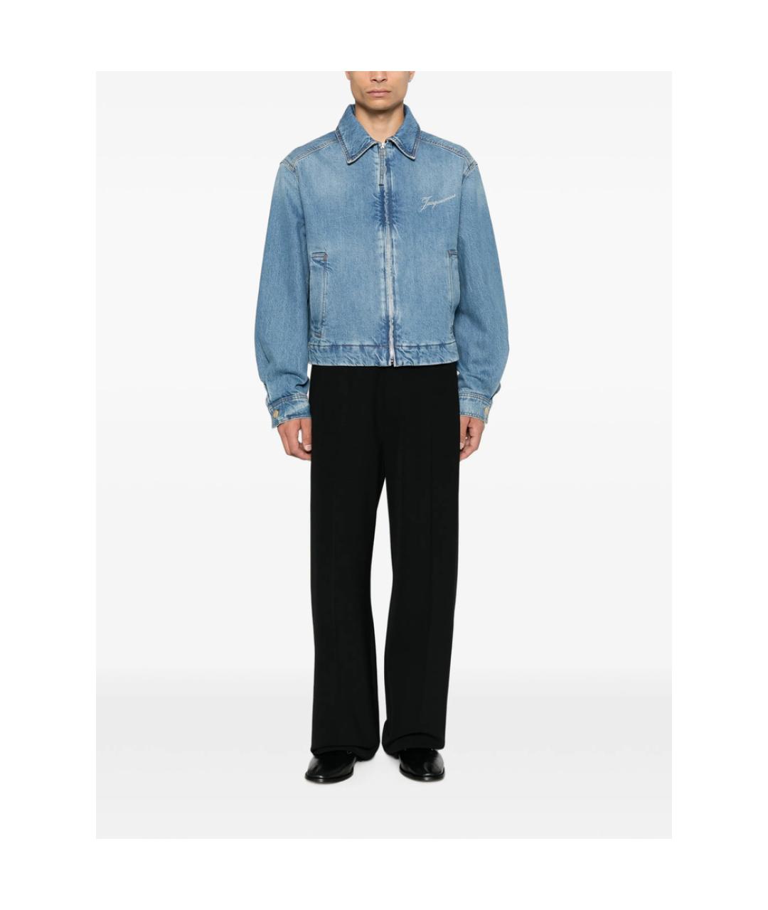 JACQUEMUS Синяя деним куртка, фото 4