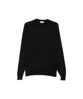 JOHN SMEDLEY Поло с длинным рукавом