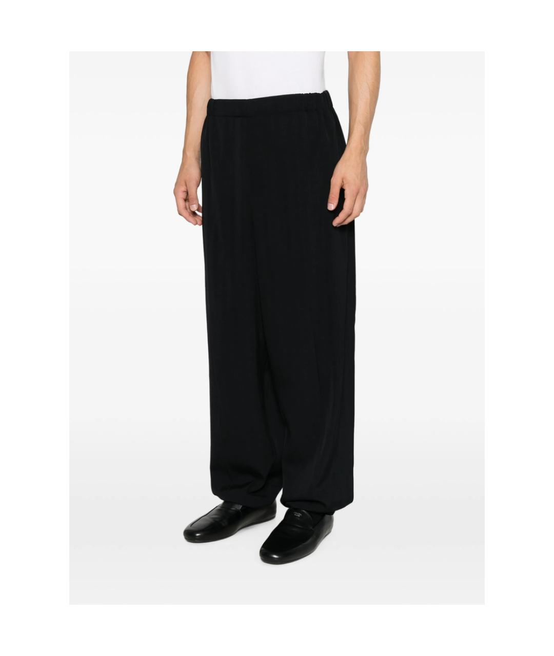 JACQUEMUS Синие хлопковые повседневные брюки, фото 4