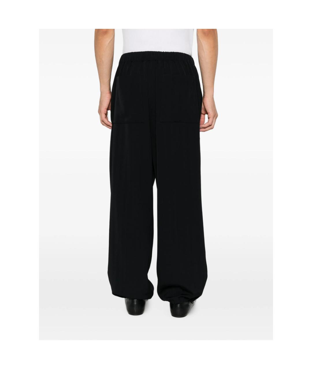 JACQUEMUS Синие хлопковые повседневные брюки, фото 3