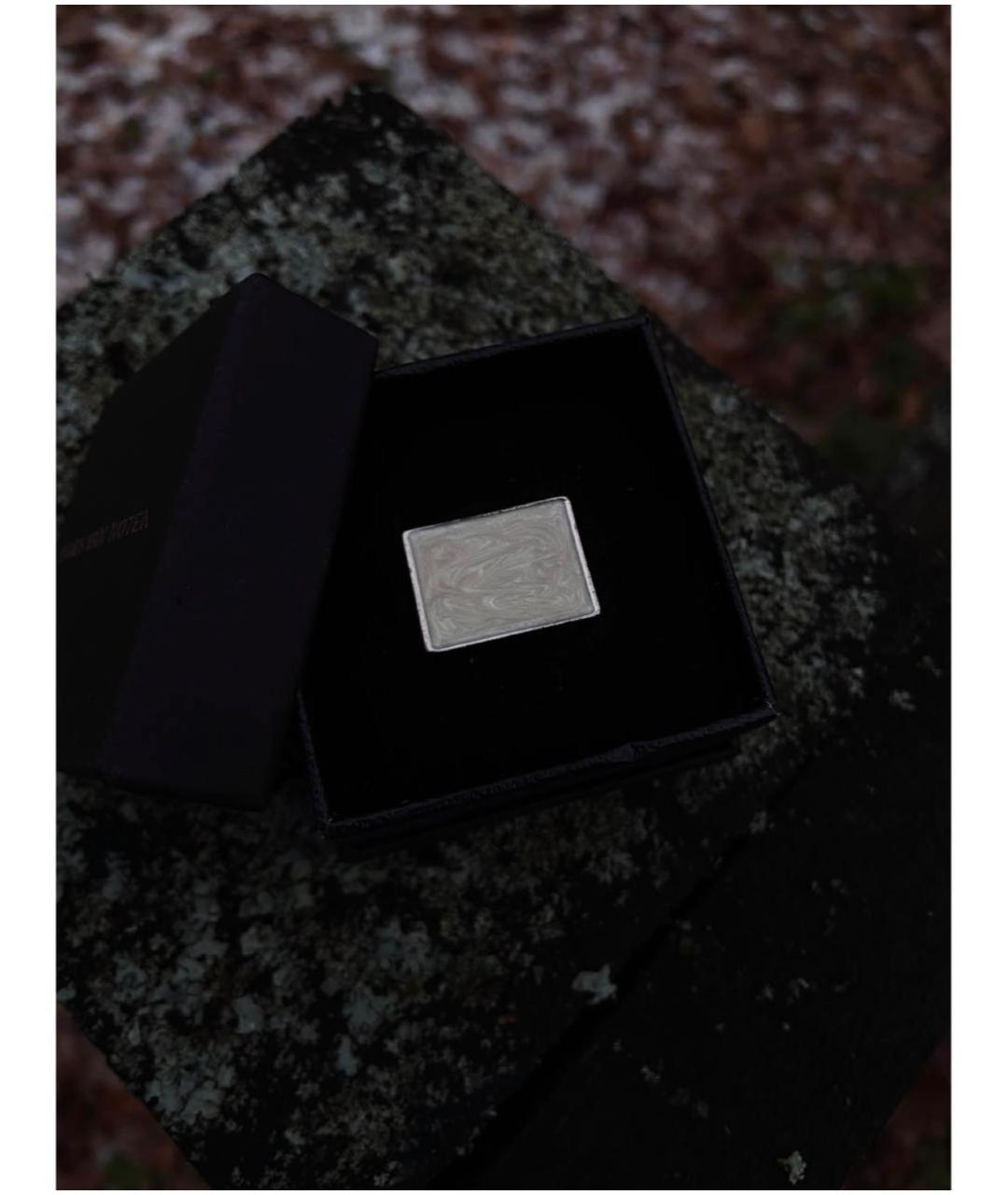 DRIES VAN NOTEN Серебряное металлическое кольцо, фото 3