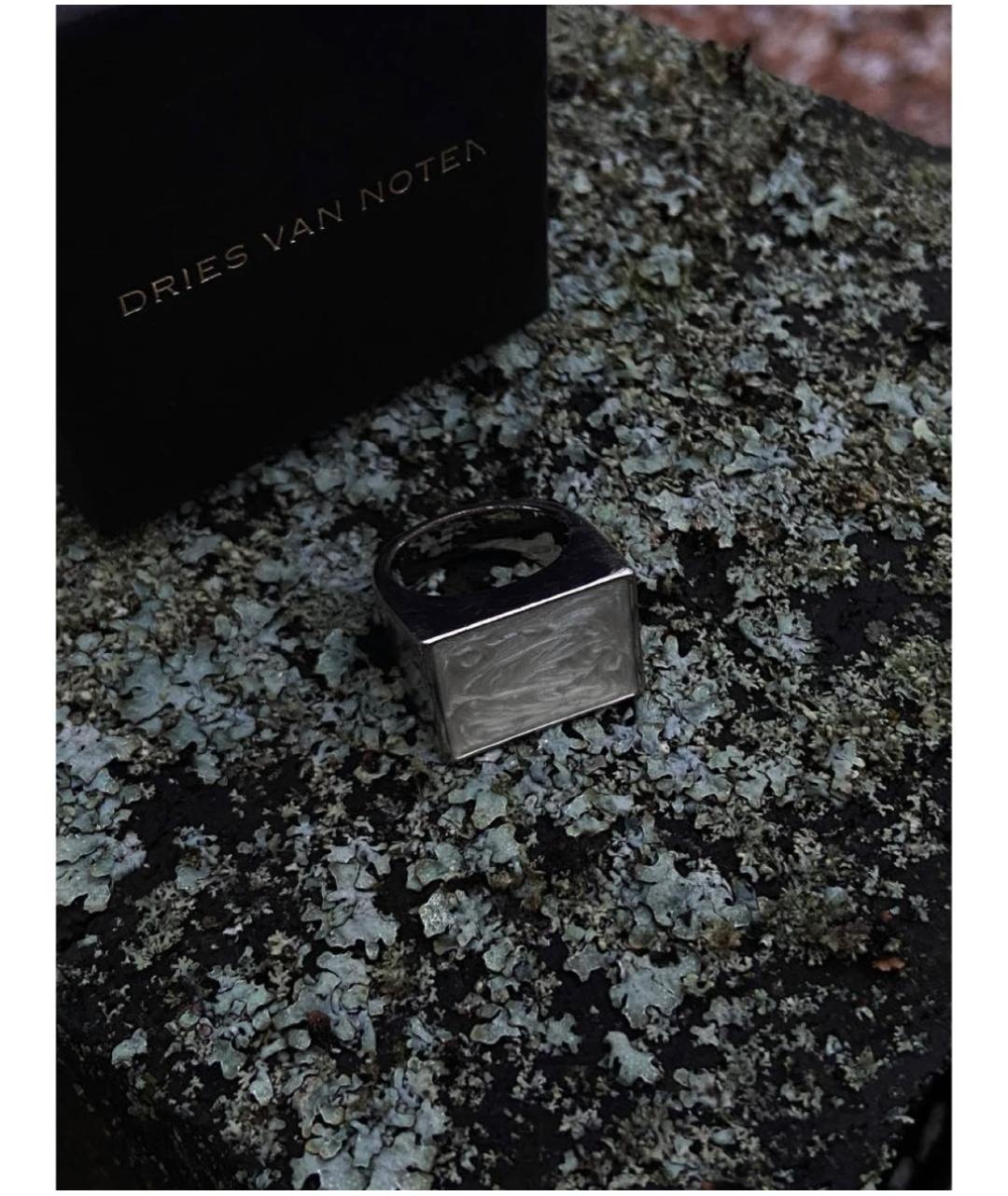 DRIES VAN NOTEN Серебряное металлическое кольцо, фото 4