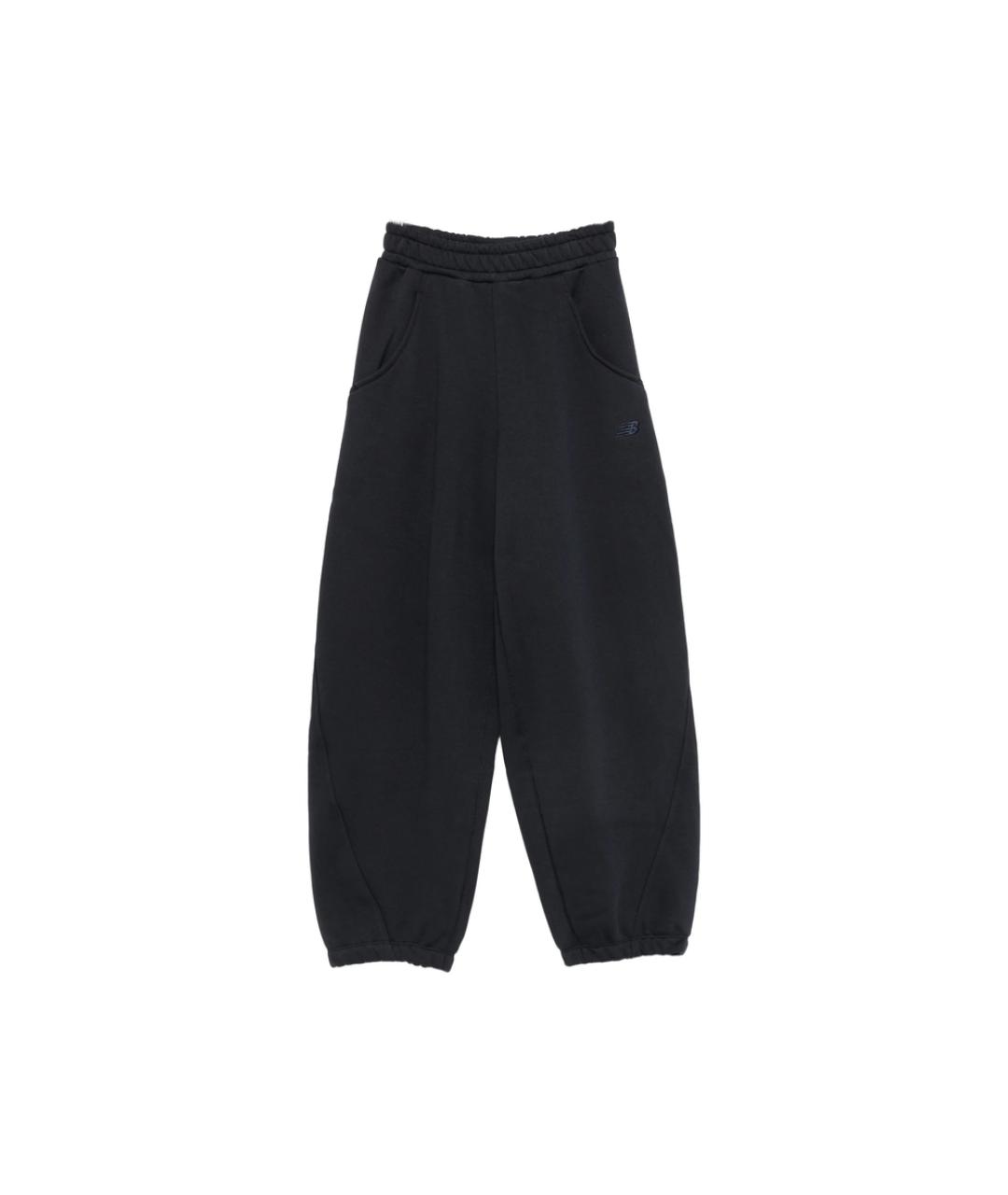 NEW BALANCE Синие полиэстеровые брюки широкие, фото 1