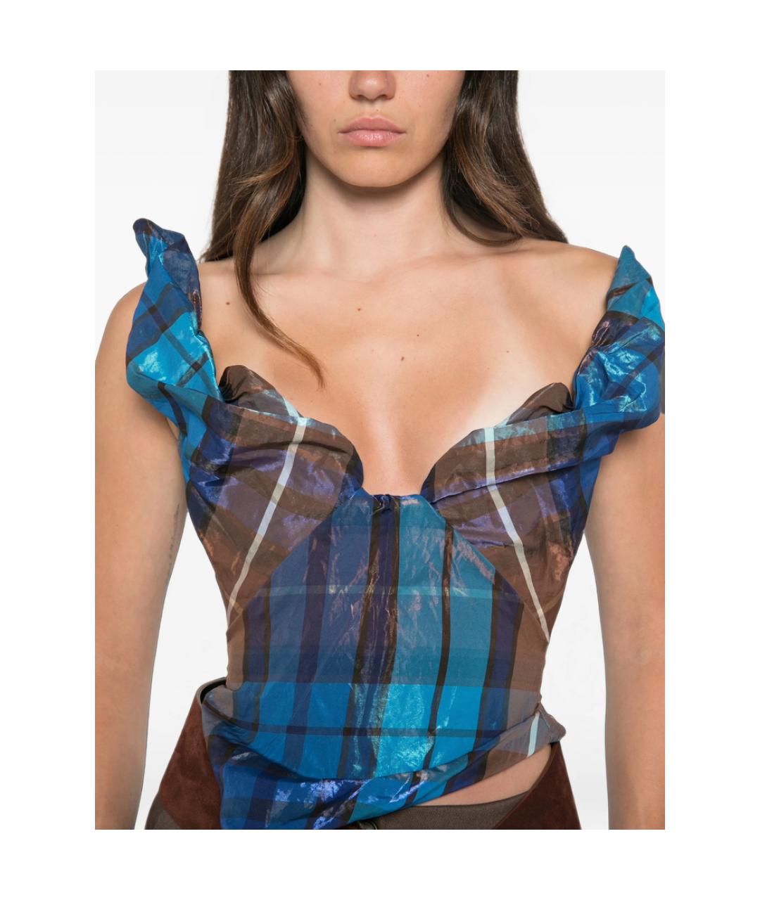 VIVIENNE WESTWOOD Мульти полиэстеровая майка, фото 3