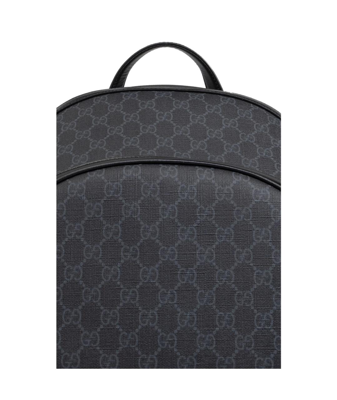 GUCCI Черный тканевый рюкзак, фото 4