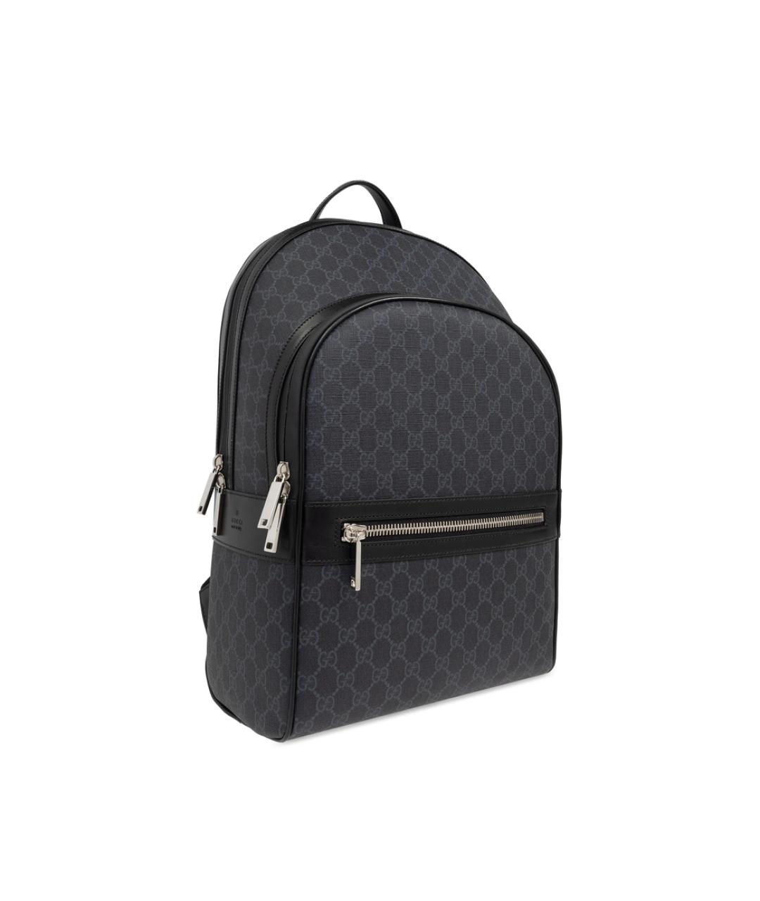 GUCCI Черный тканевый рюкзак, фото 3