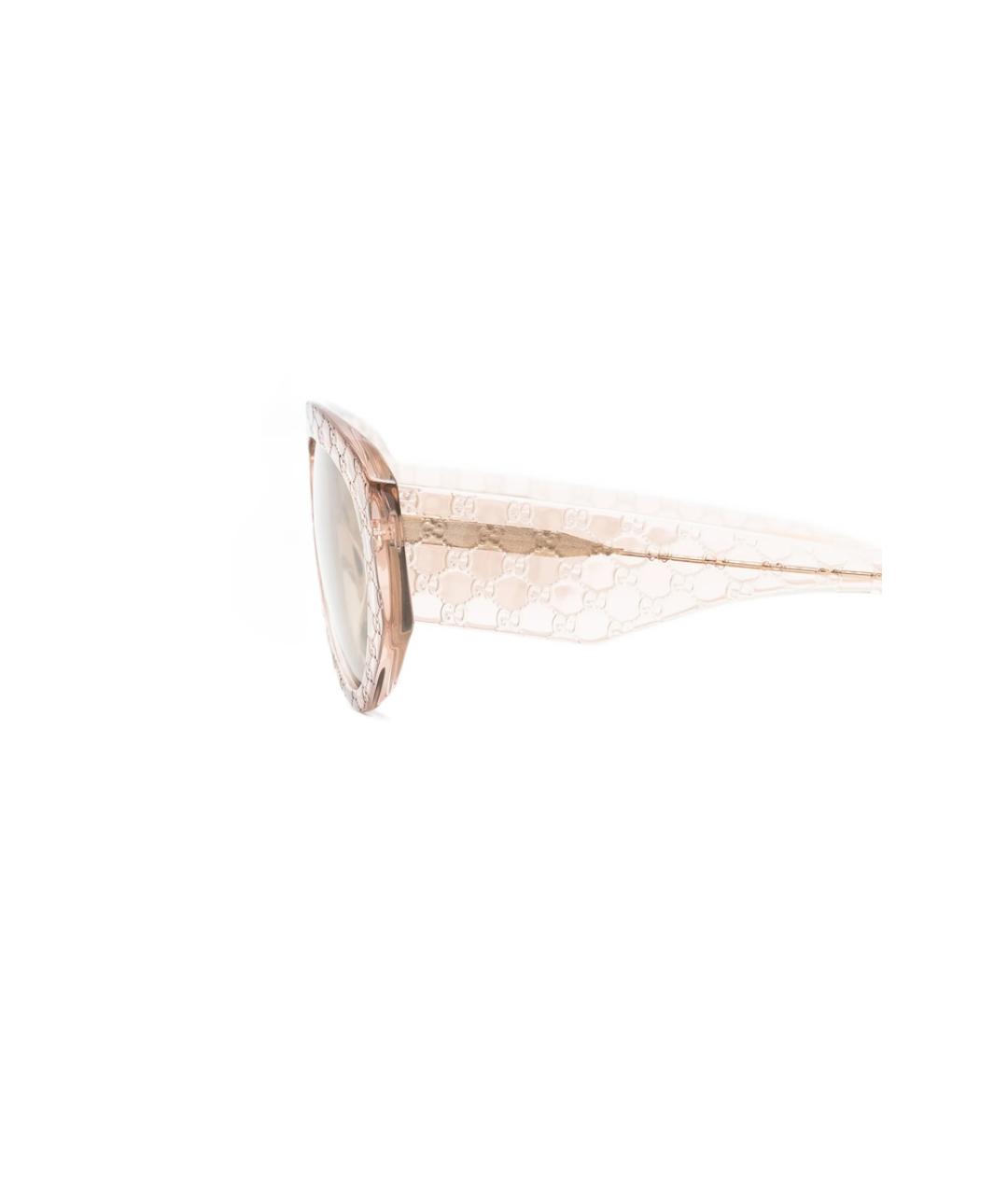 GUCCI Бежевые солнцезащитные очки, фото 2