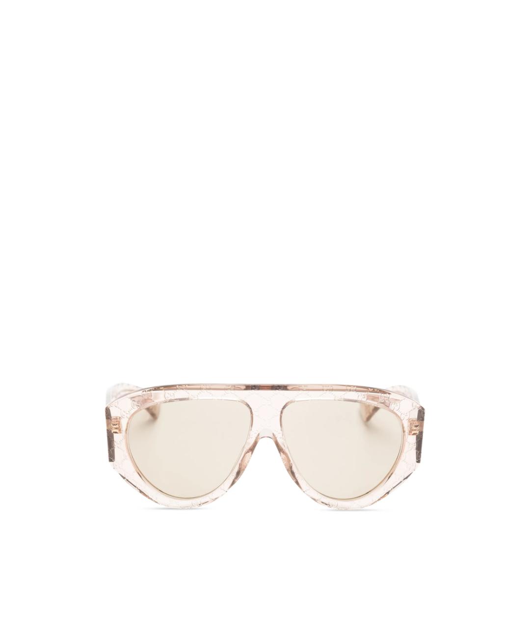 GUCCI Бежевые солнцезащитные очки, фото 1