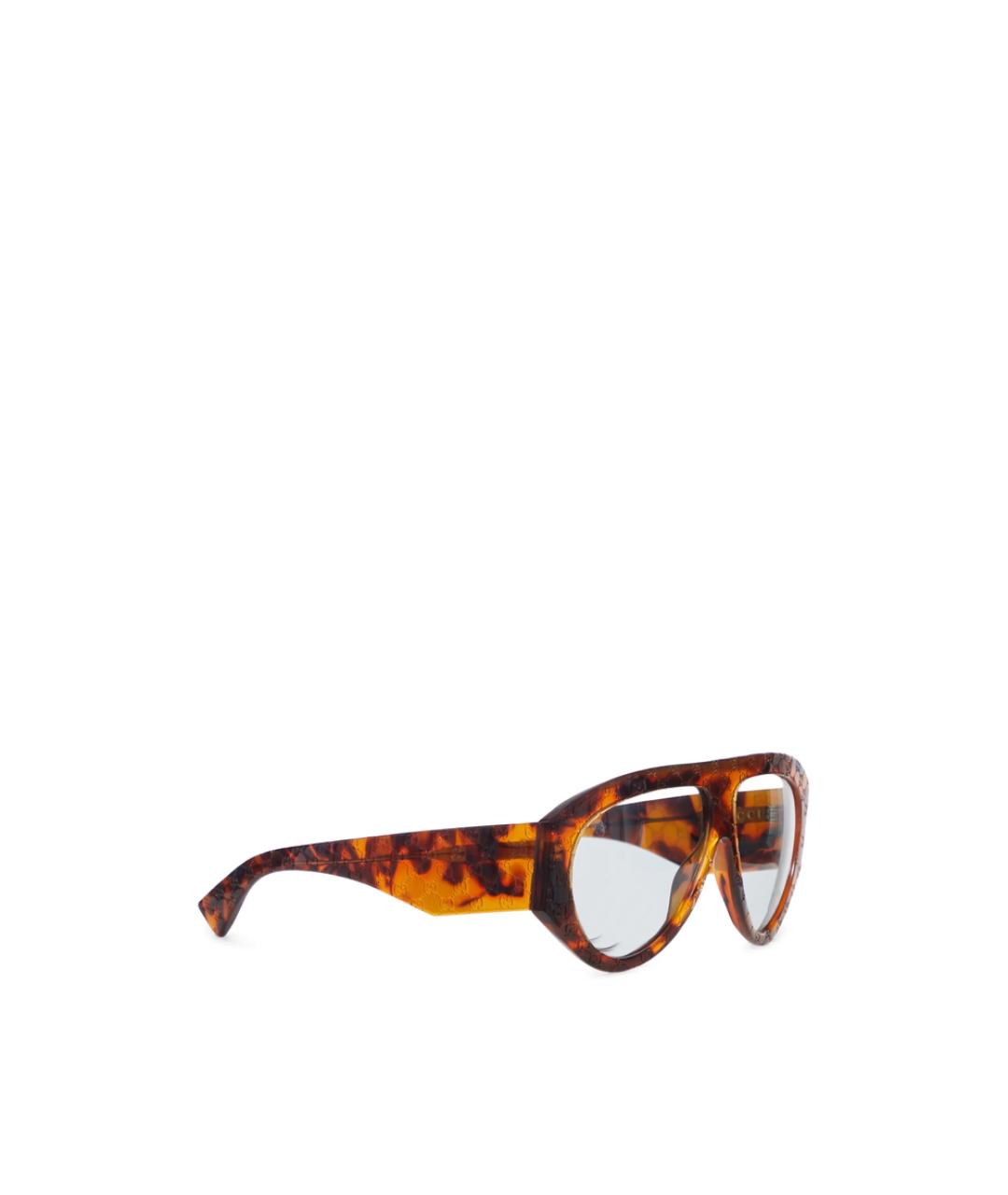 GUCCI Коричневые солнцезащитные очки, фото 3