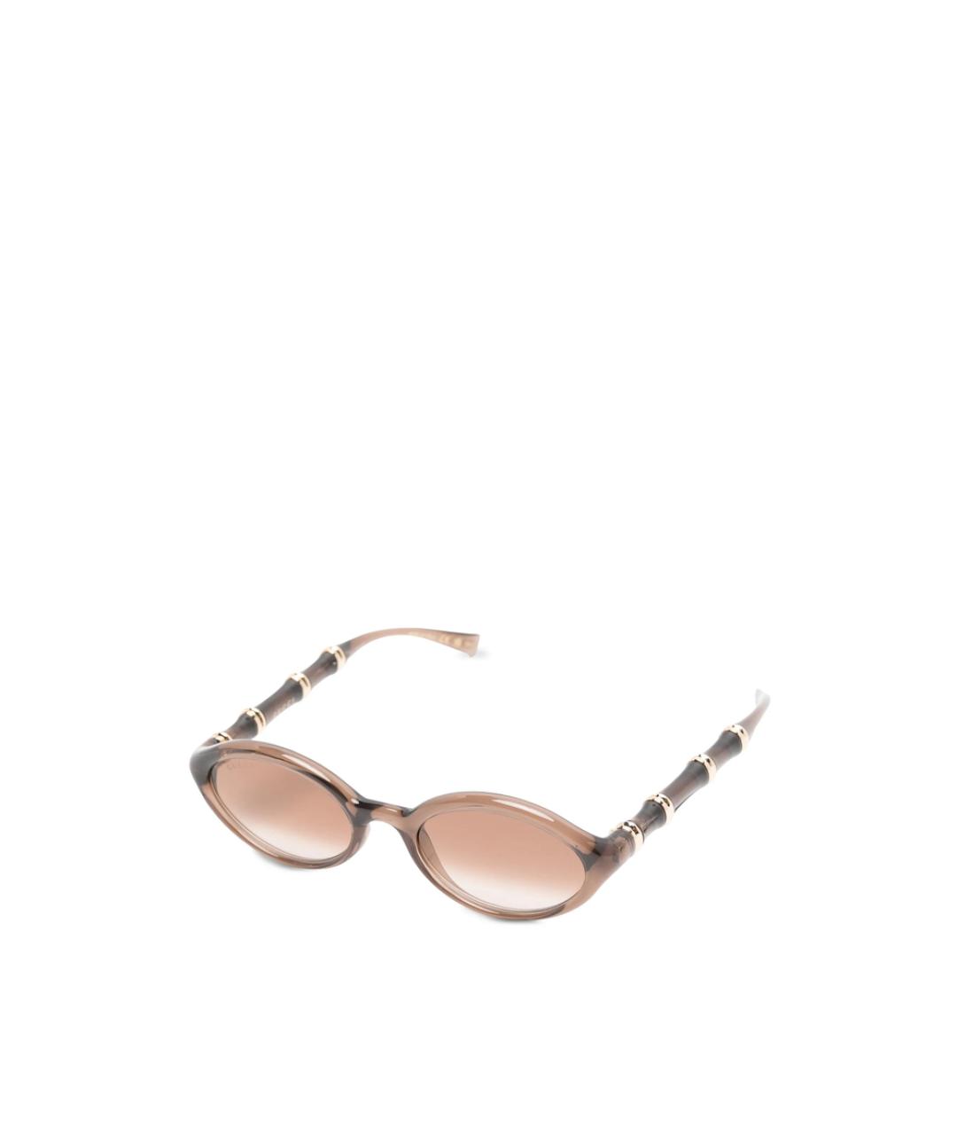 GUCCI Бежевые солнцезащитные очки, фото 3