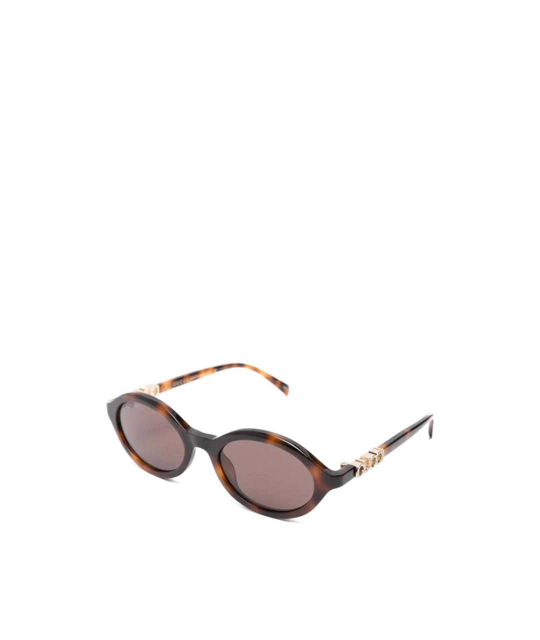 GUCCI Коричневые солнцезащитные очки, фото 2