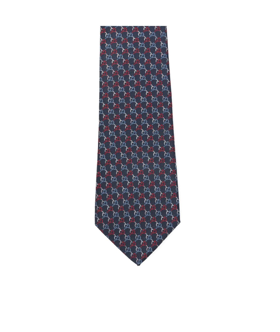 GUCCI Синий шелковый галстук, фото 3