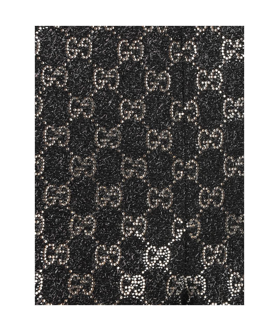 GUCCI Черные полиэстеровые шорты, фото 2