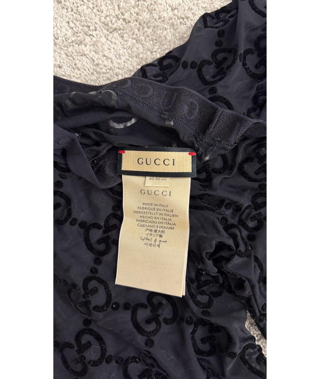 GUCCI Черные носки, чулки и колготы, фото 4