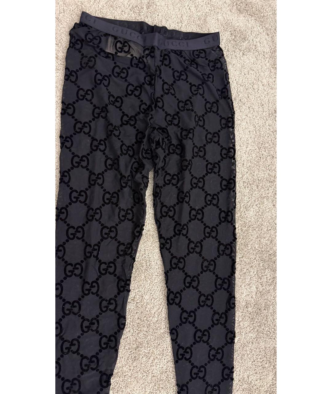GUCCI Черные носки, чулки и колготы, фото 2