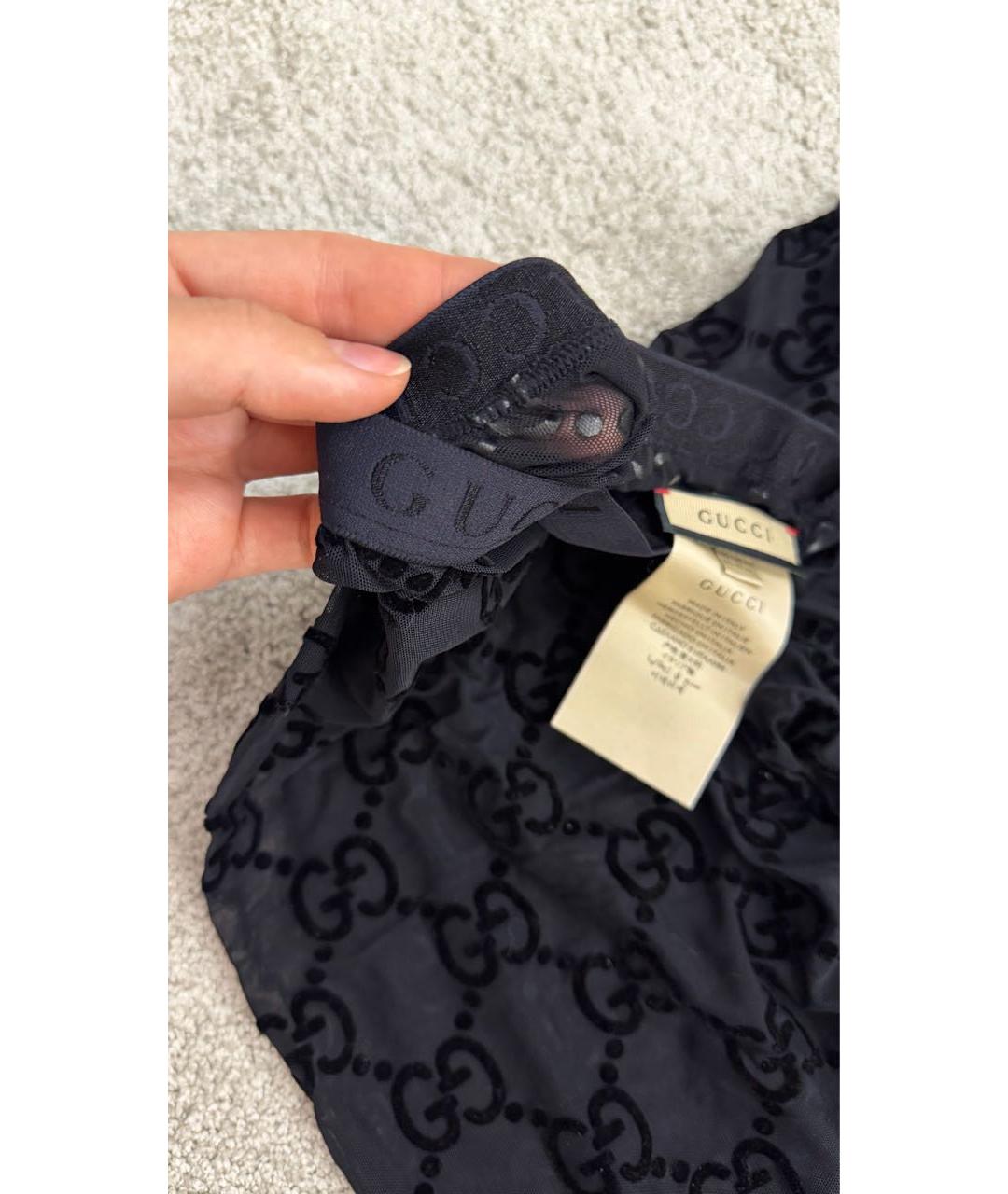 GUCCI Черные носки, чулки и колготы, фото 5