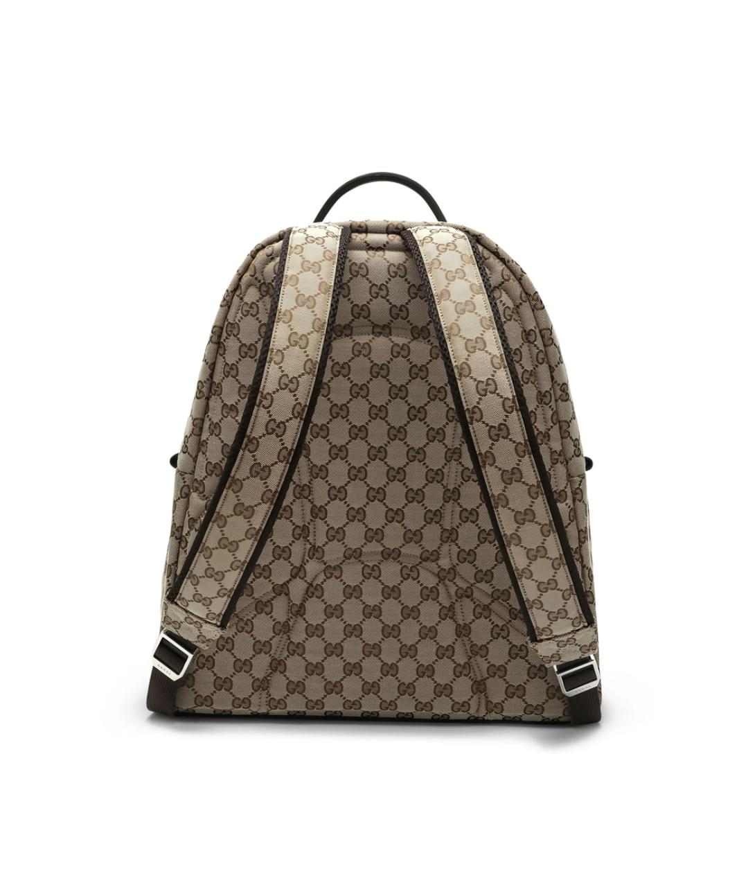GUCCI Бежевый рюкзак из канвы, фото 2