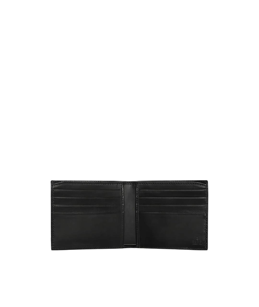 GUCCI Черный кожаный кошелек, фото 2