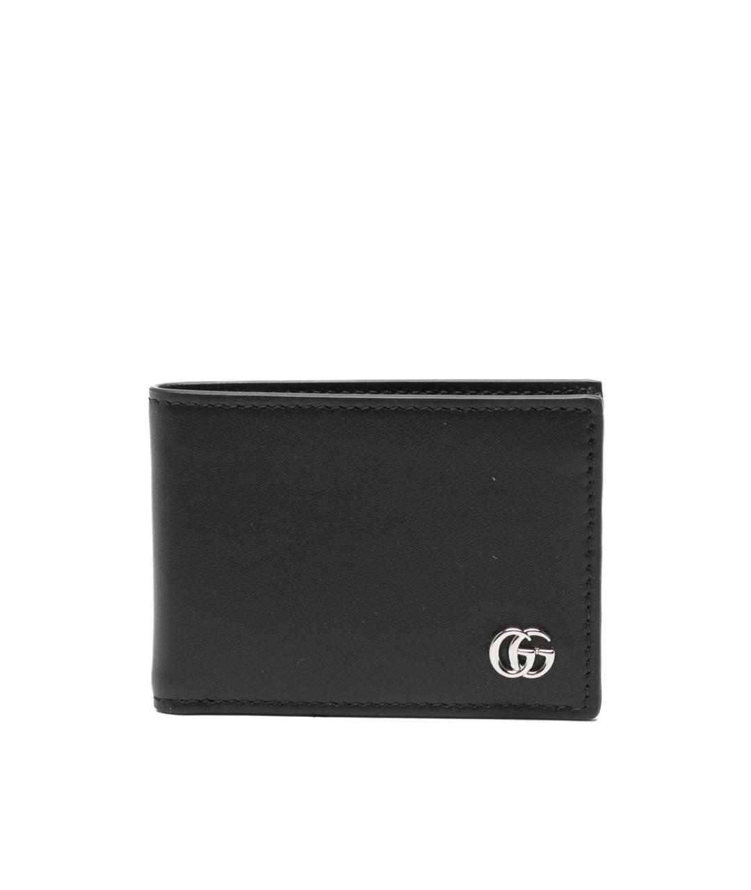 GUCCI Черный кожаный кошелек, фото 1