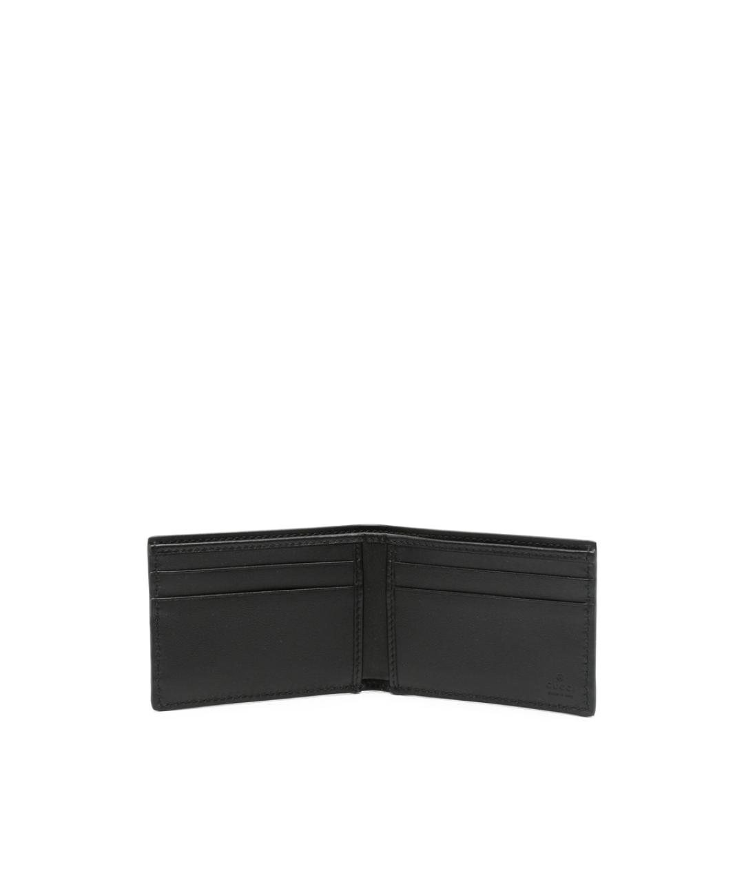 GUCCI Черный кожаный кошелек, фото 2