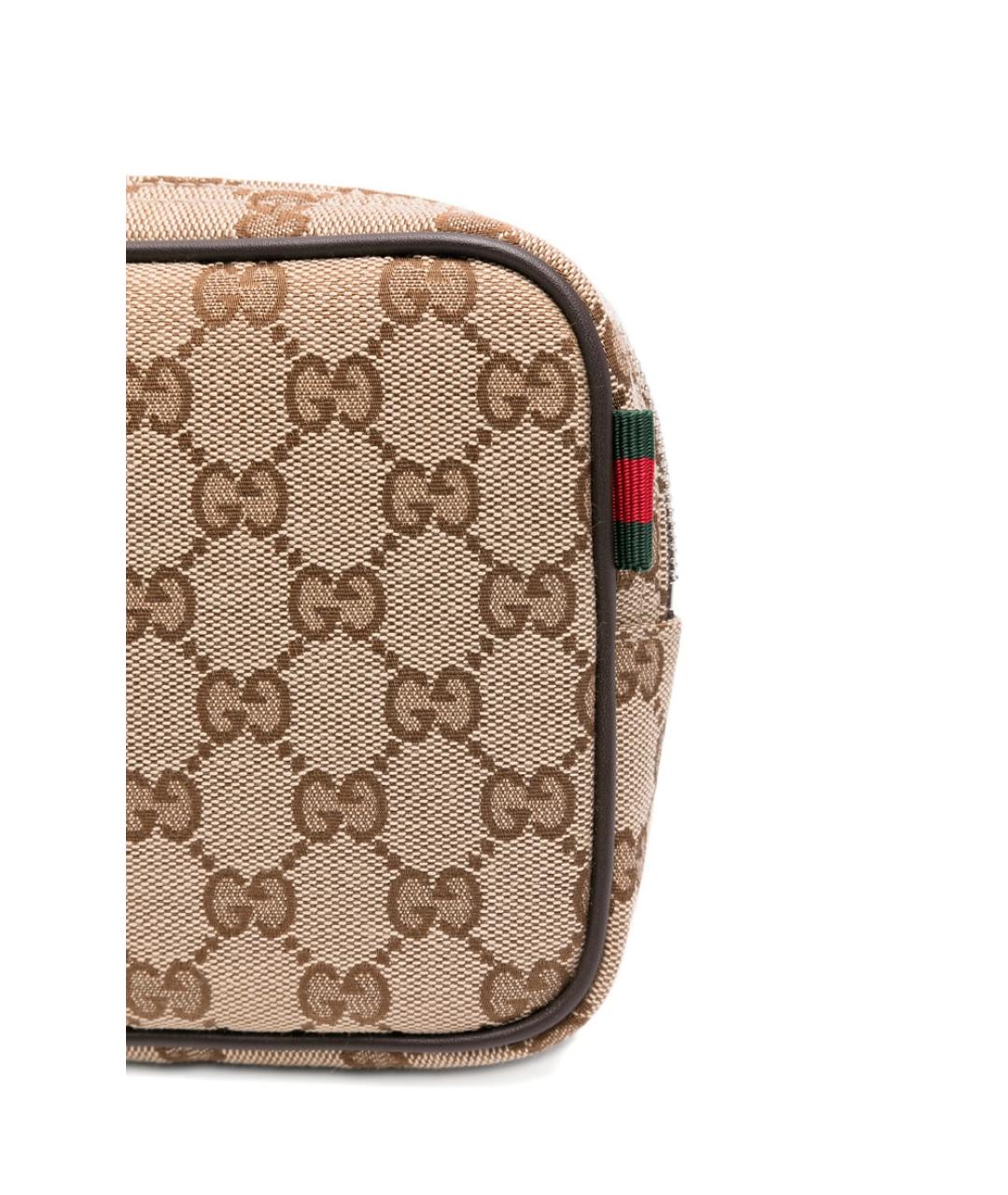 GUCCI Бежевая синтетическая сумка на плечо, фото 3