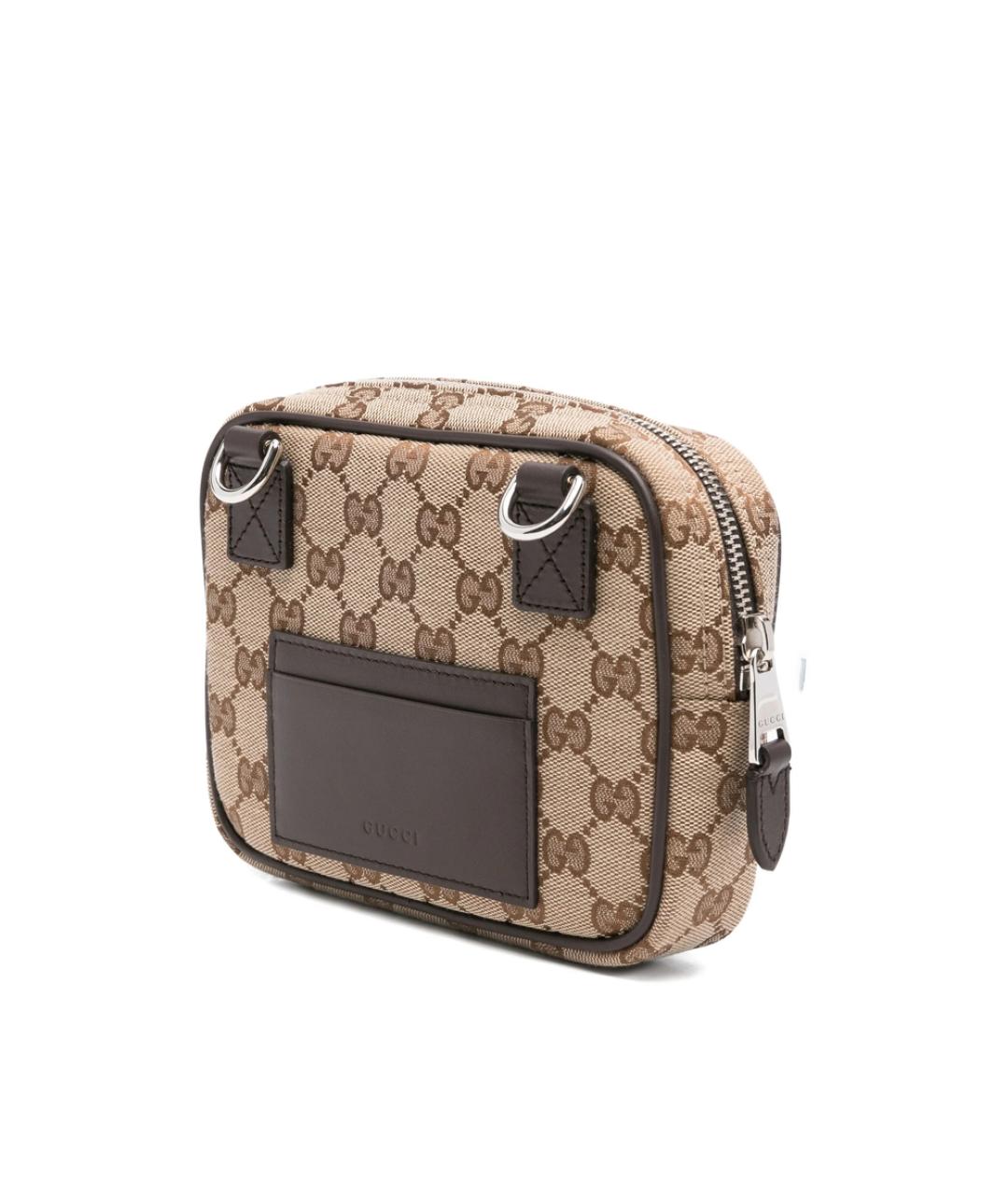 GUCCI Бежевая синтетическая сумка на плечо, фото 2