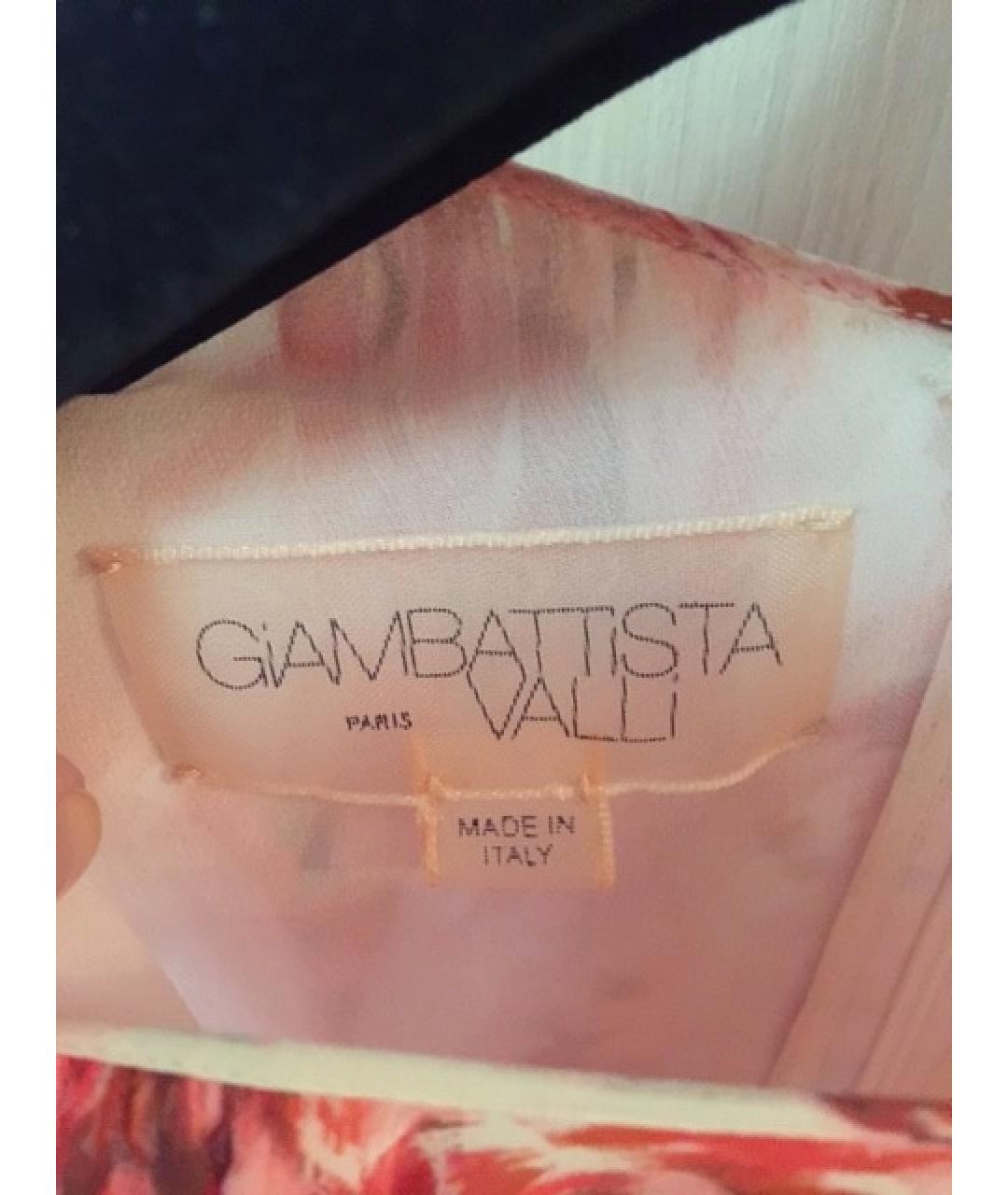GIAMBATTISTA VALLI Мульти шелковое повседневное платье, фото 6