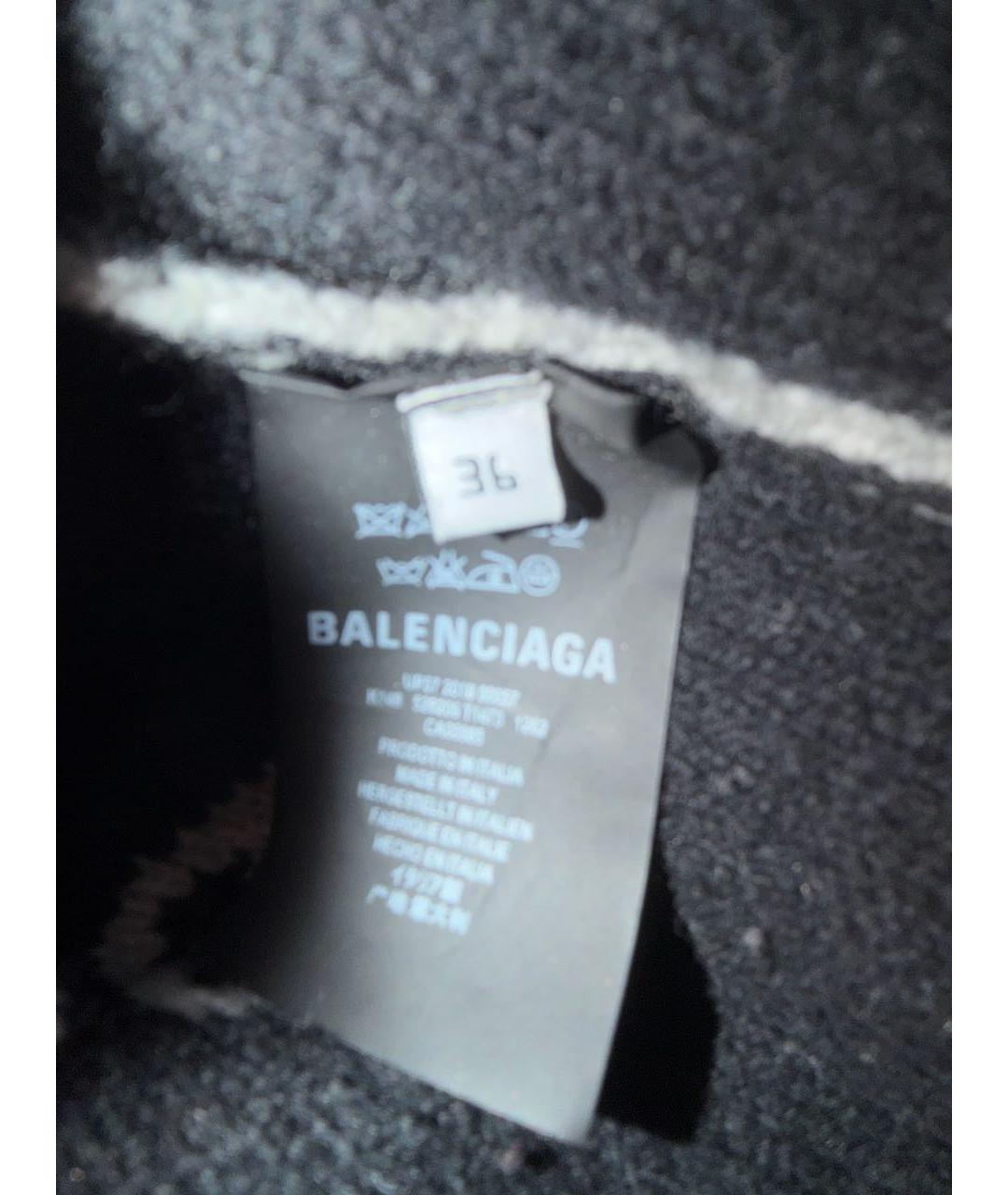 BALENCIAGA Серый шерстяной джемпер / свитер, фото 4