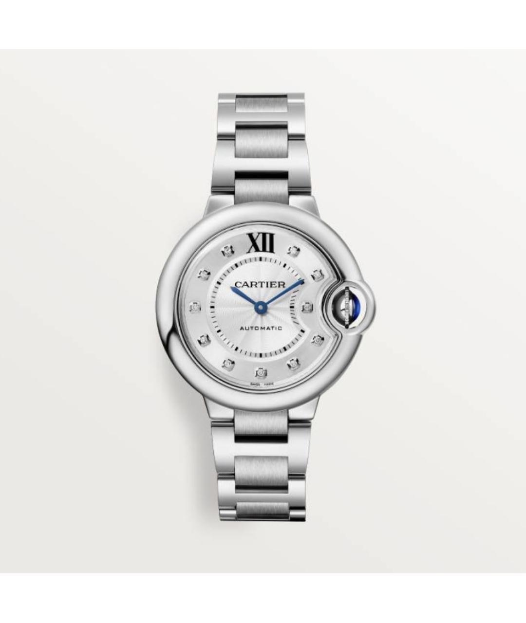 CARTIER Серебряные часы из белого золота, фото 4