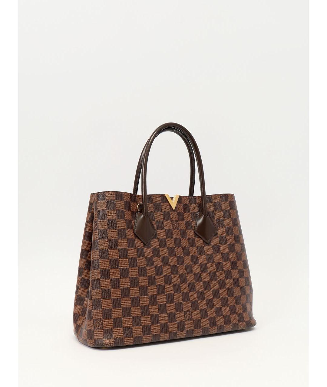 LOUIS VUITTON Коричневая сумка тоут из канвы, фото 2