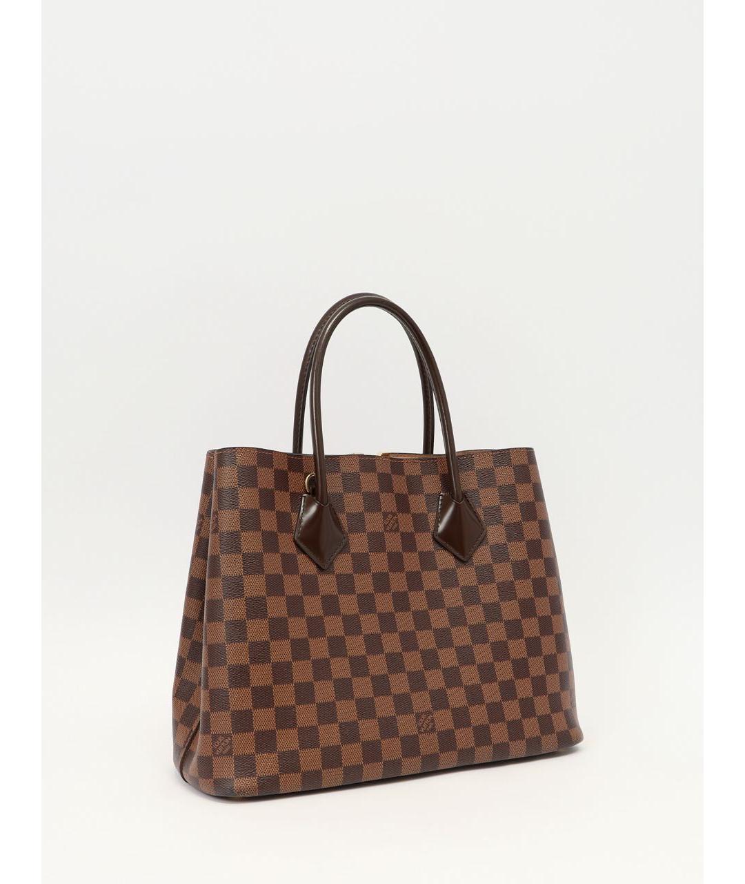 LOUIS VUITTON Коричневая сумка тоут из канвы, фото 3