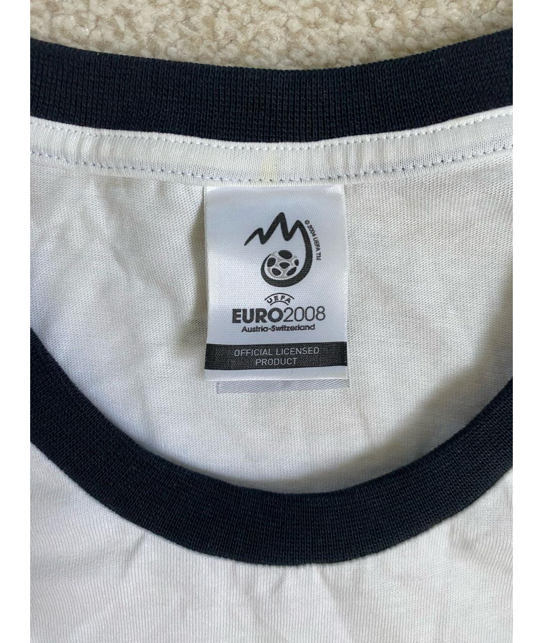 ADIDAS Белая хлопковая футболка, фото 3