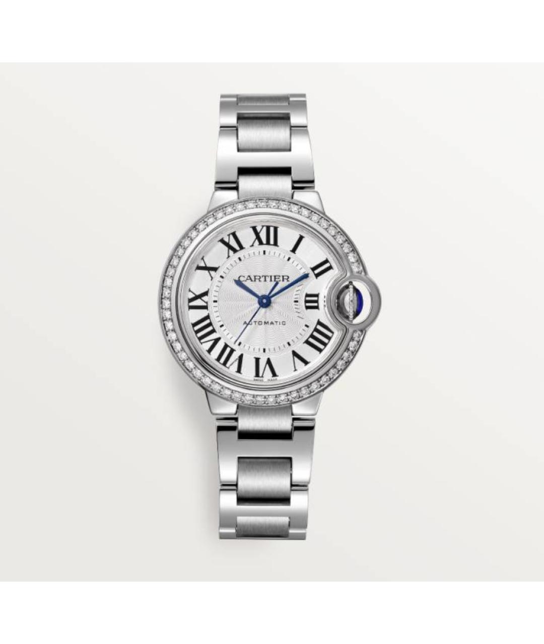 CARTIER Серебряные часы из белого золота, фото 4