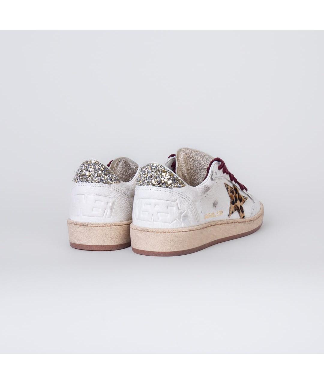 GOLDEN GOOSE Белые кожаные кеды, фото 4