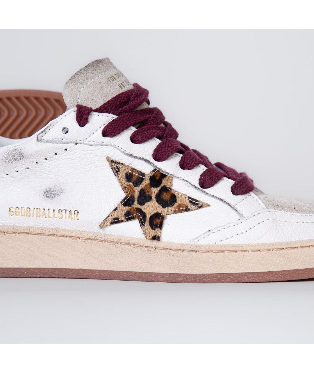 GOLDEN GOOSE Белые кожаные кеды, фото 7
