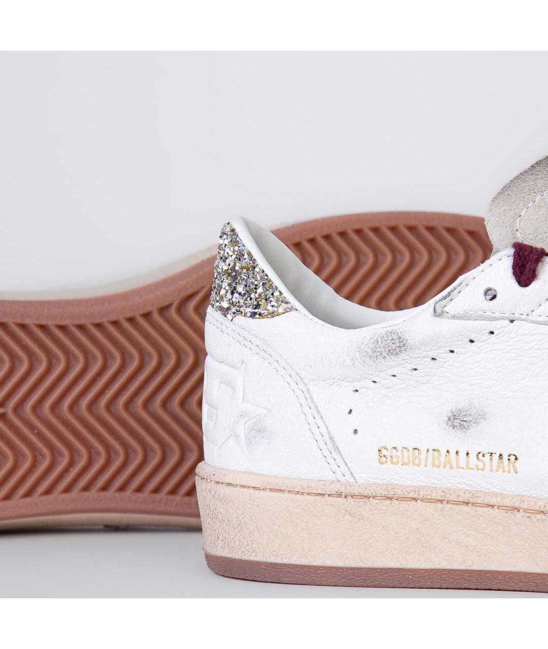 GOLDEN GOOSE Белые кожаные кеды, фото 6
