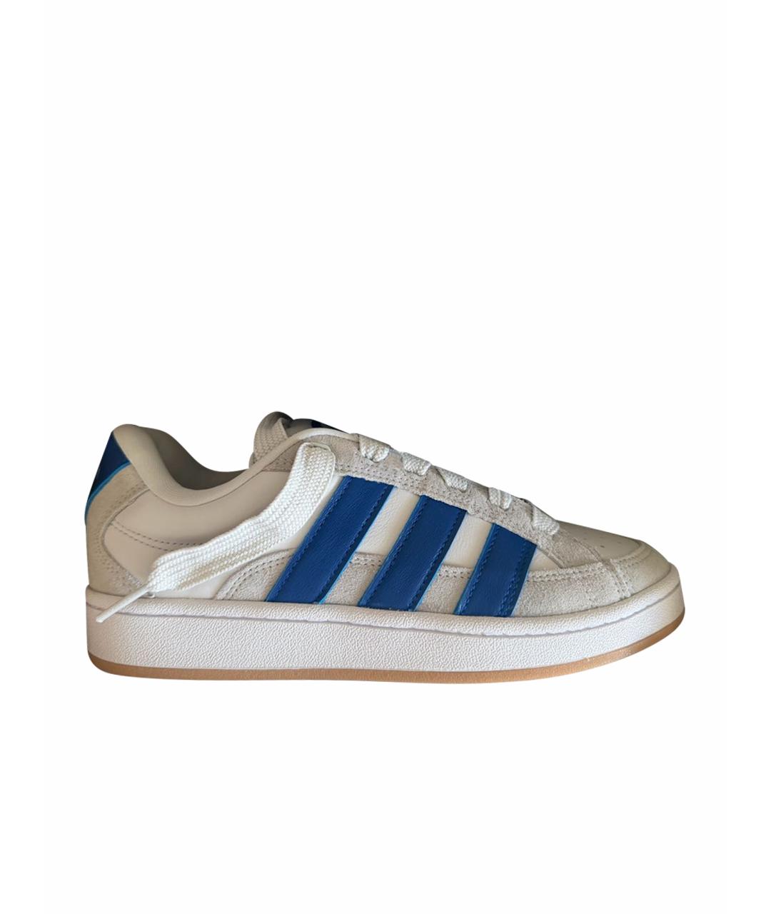 ADIDAS Белые кожаные низкие кроссовки / кеды, фото 8