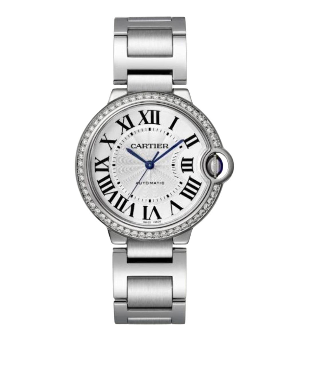 CARTIER Серебряные часы из белого золота, фото 1