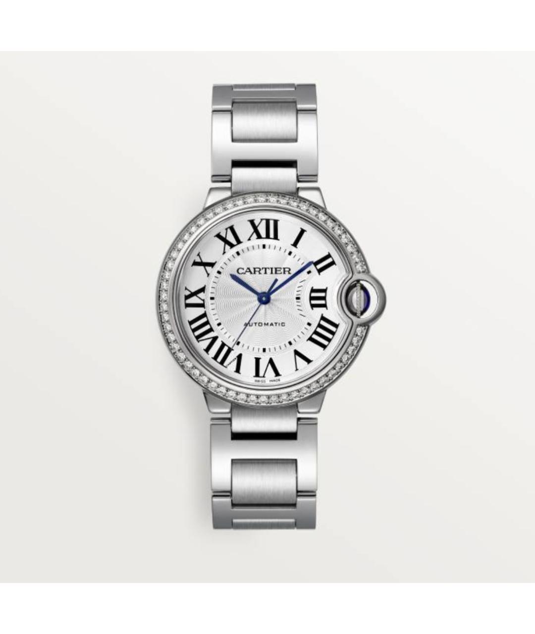 CARTIER Серебряные часы из белого золота, фото 4
