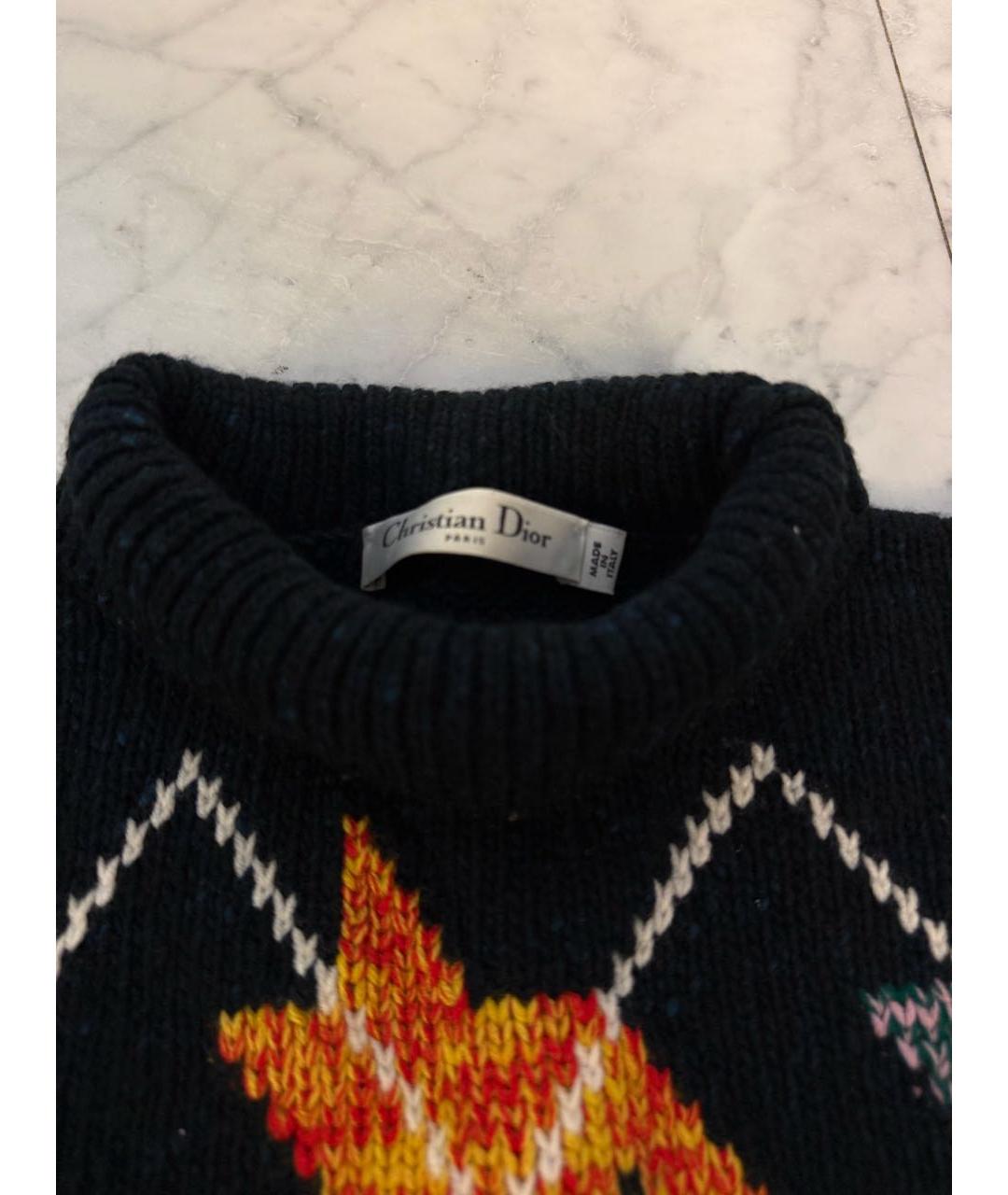 CHRISTIAN DIOR Мульти кашемировая водолазка, фото 2