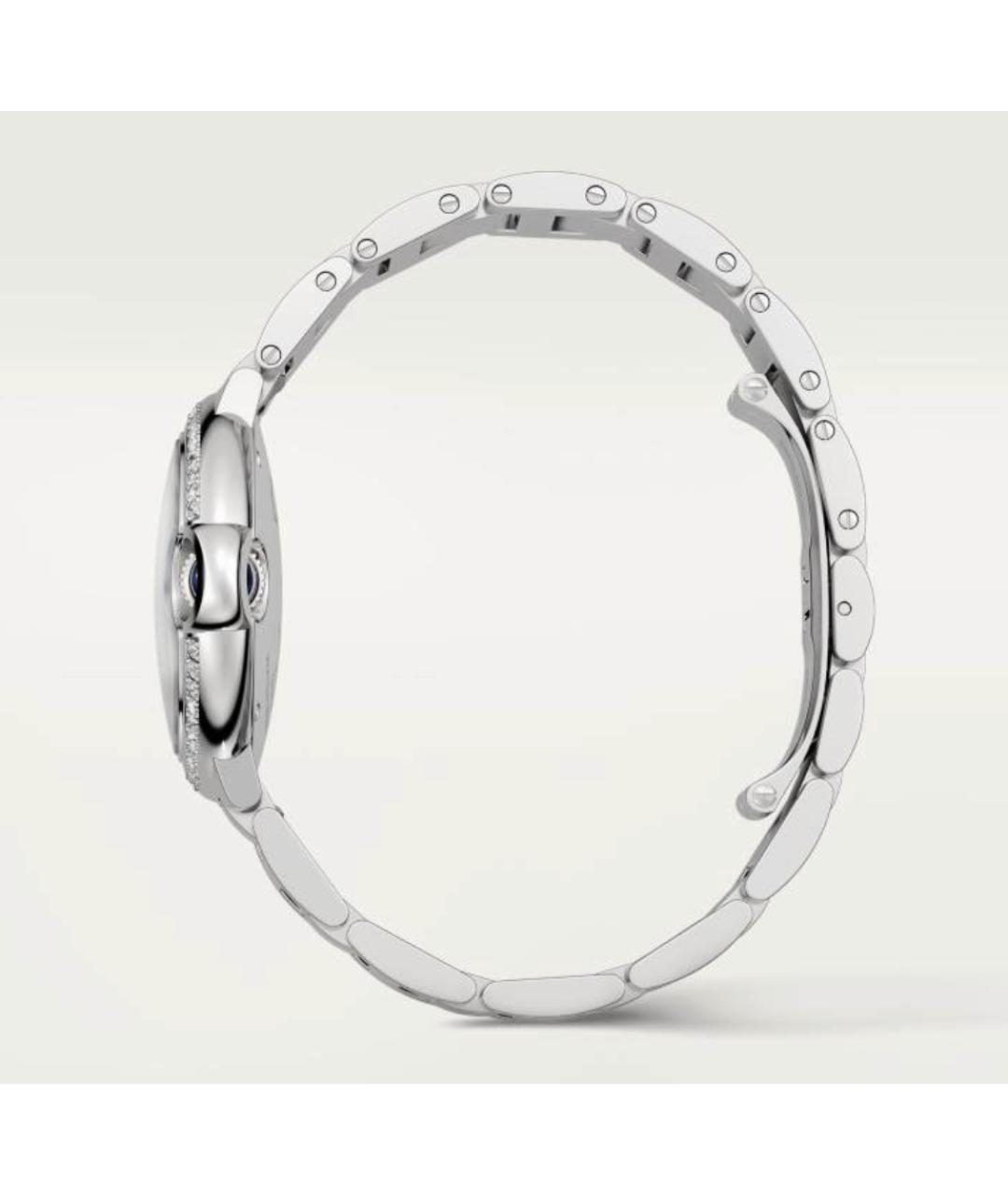 CARTIER Серебряные часы из белого золота, фото 3